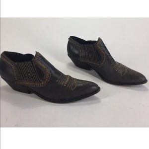 Circle S Ankle Cowboy Boots